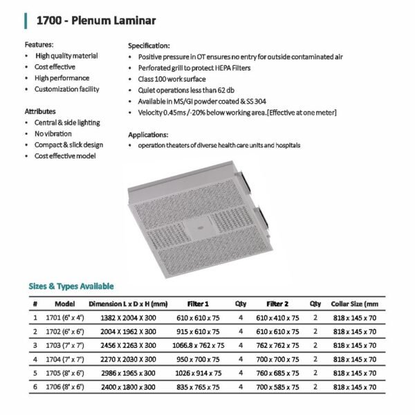 Plenum Laminar / HVAC Air Diffuser - Image 2