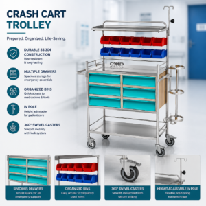 Crash Cart Trolley