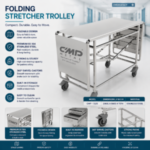 Folding Stretcher Trolley