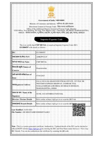 Trademark Certificate