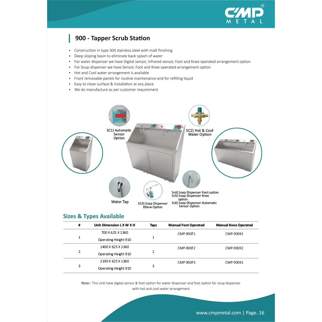 Tapper Scrub Station - 900 - Image 4