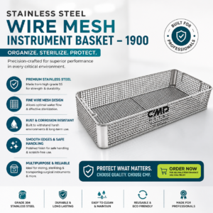 Wire Mesh Instrument Basket