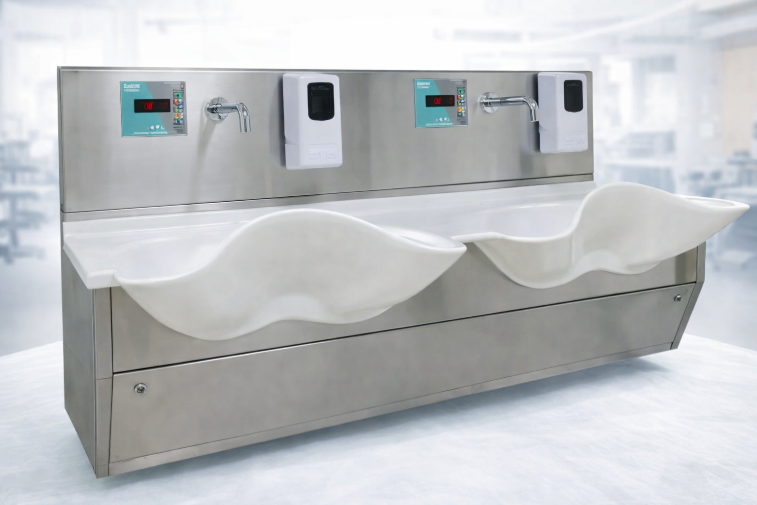 solid surface surgical scrub sink manufacturer in mumbai hospital scrub station stainless steel
