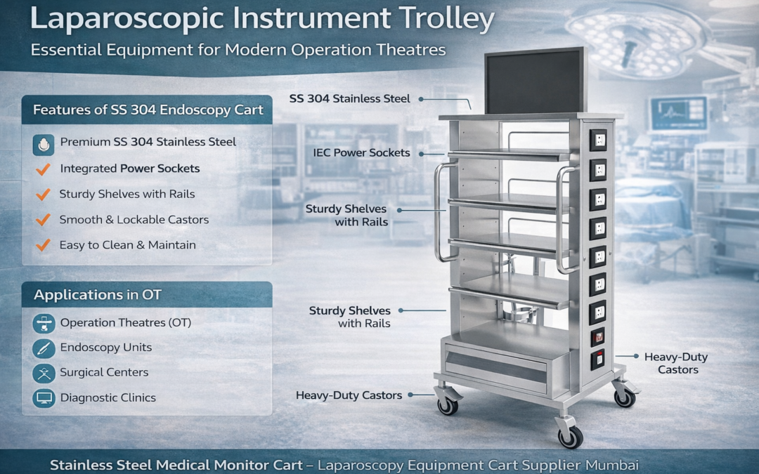Laparoscopic Instrument Trolley: Complete Guide for Modern Operation Theatres