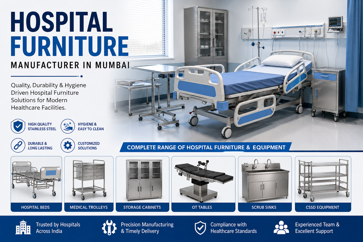 Hospital Furniture Manufacturer in Mumbai