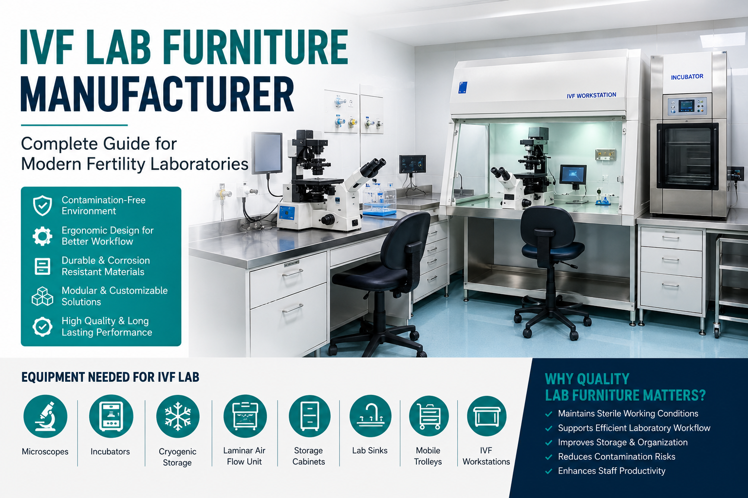 ivf lab furniture manufacturer