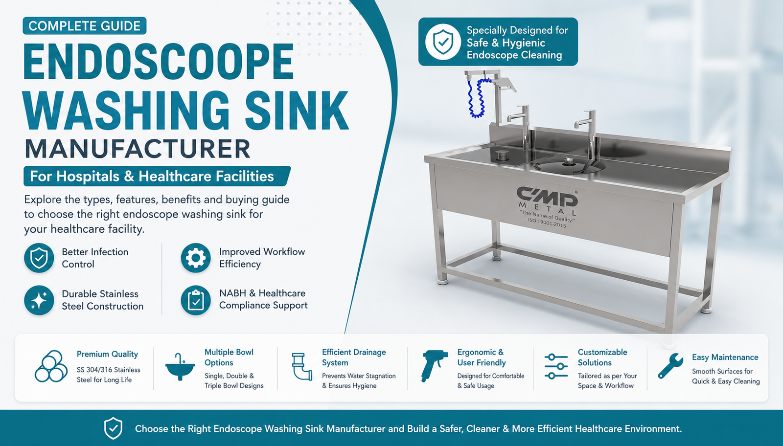Endoscope Washing Sink Manufacturer