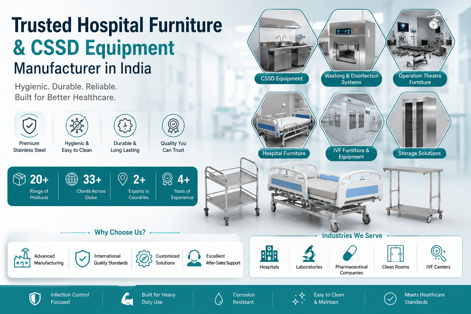 Hospital Furniture Manufacturer in India