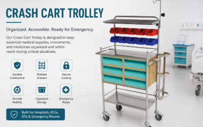 Crash Cart Trolley: Essential Emergency Equipment for Hospitals