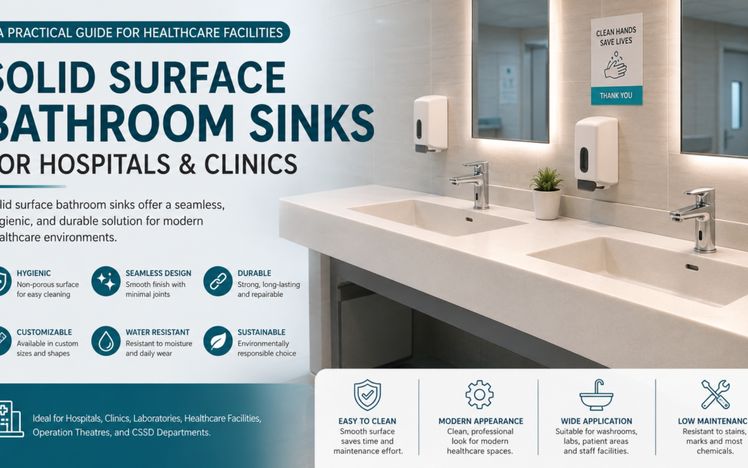 Solid Surface Bathroom Sinks: A Practical Guide for Healthcare Facilities