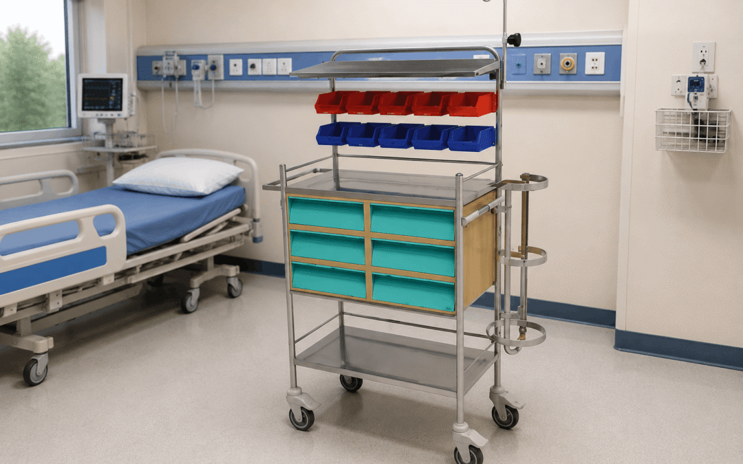 Crash Cart Trolley | Emergency Hospital Trolley Guide